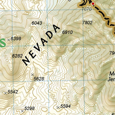 1010 PCT Scodie, Piute, and Tehachapi Mtns (map 01)