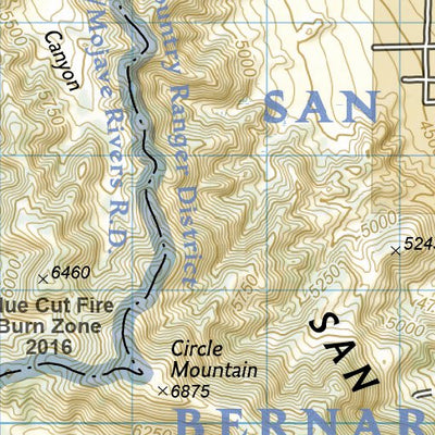 1011 PCT San Gabriel and Sand Dernardino Mtns (map 07)