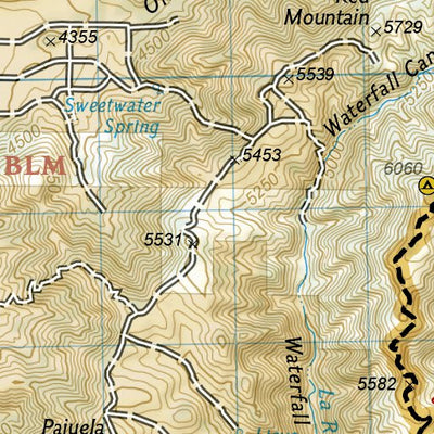 1010 PCT Scodie, Piute, and Tehachapi Mtns (map 06)