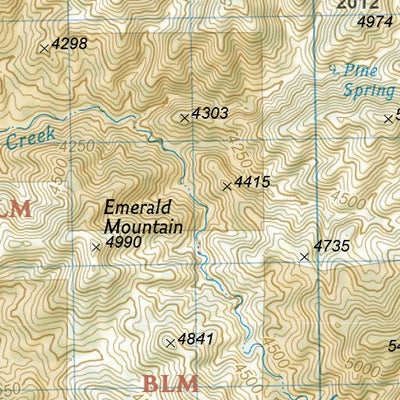 1010 PCT Scodie, Piute, and Tehachapi Mtns (map 05)