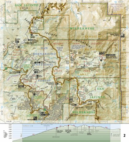 1012 PCT San Jacinto and Laguna Mtns (map 02)