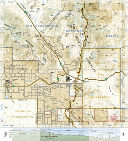 1012 PCT San Jacinto and Laguna Mtns (map 04)