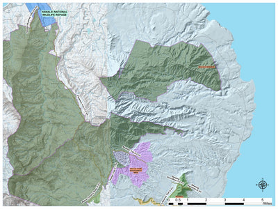 Kaua‘i Hanalei Refuge A Recreation Map