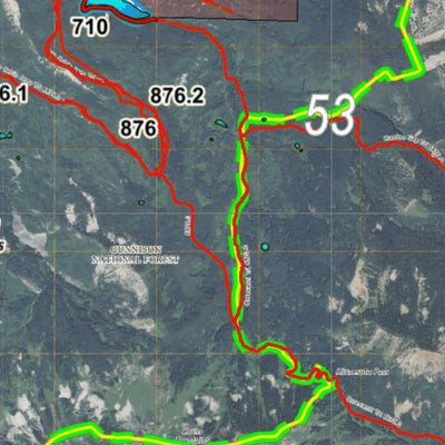 Colorado Unit 53 Turkey, Goose, and Pheasant Concentration Map