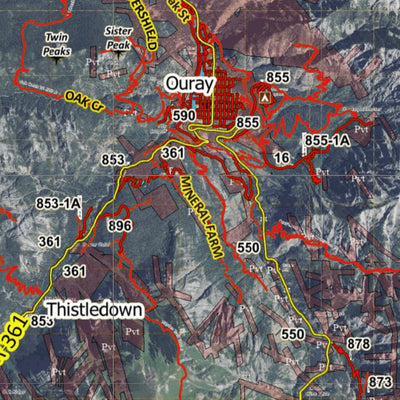 Colorado Unit 65 Turkey, Goose, and Pheasant Concentration Map