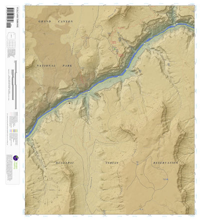 Vulcans Throne, Arizona 7.5 Minute Topographic Map - Color Hillshade