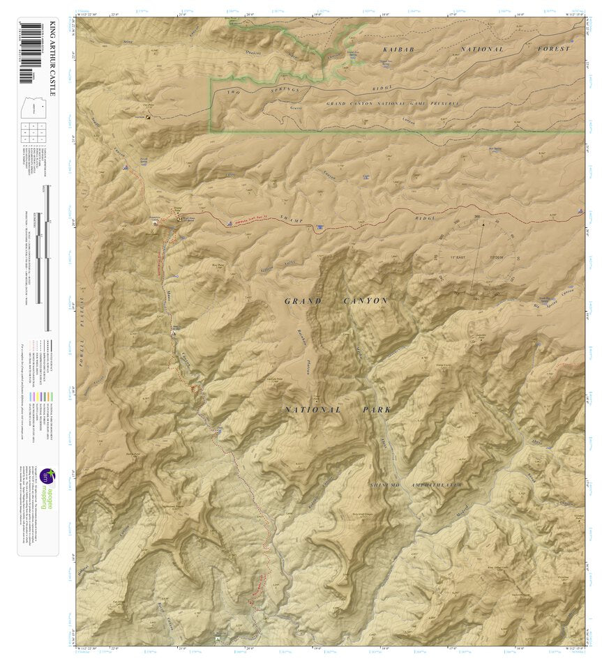 King Arthur Castle, Arizona 7.5 Minute Topographic Map - Color