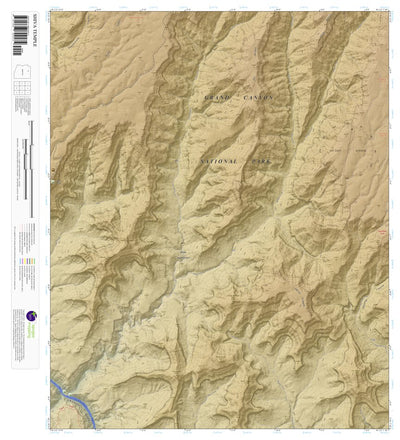 Shiva Temple, Arizona 7.5 Minute Topographic Map - Color Hillshade