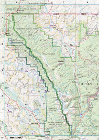 Colorado Atlas & Gazetteer Page 18 Preview 1