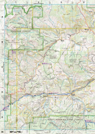 Colorado Atlas & Gazetteer Page 36 Preview 1