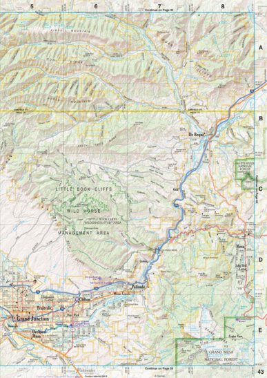 Colorado Atlas & Gazetteer Page 43 Preview 1