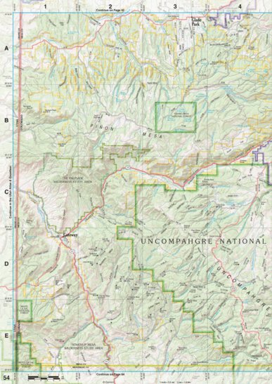 Colorado Atlas & Gazetteer Page 54 Preview 1