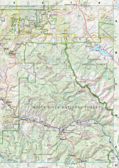Colorado Atlas & Gazetteer Page 37 Preview 1