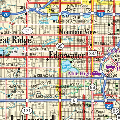 Colorado Atlas & Gazetteer Page 40 Preview 2