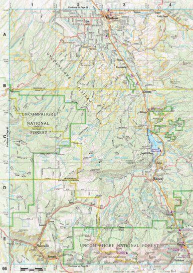 Colorado Atlas & Gazetteer Page 66 Preview 1