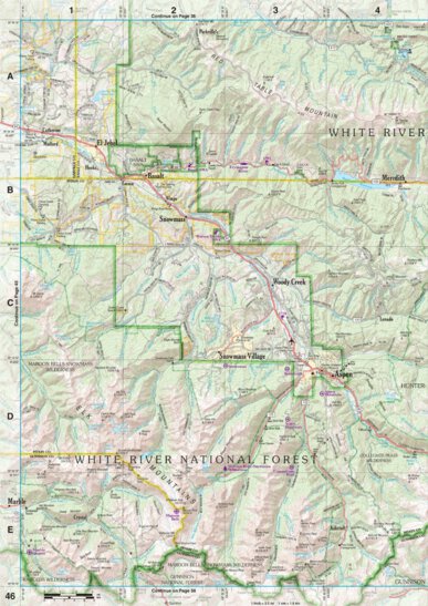 Colorado Atlas & Gazetteer Page 46 Preview 1