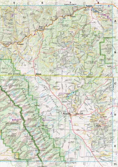 Colorado Atlas & Gazetteer Page 71 Preview 1