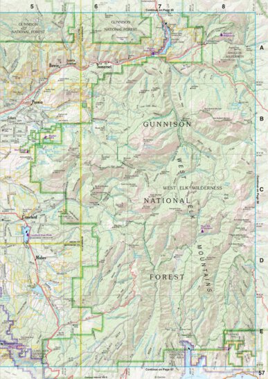 Colorado Atlas & Gazetteer Page 57 Preview 1
