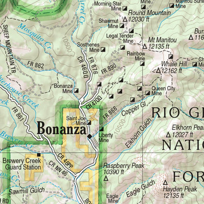 Colorado Atlas & Gazetteer Page 70 Preview 3