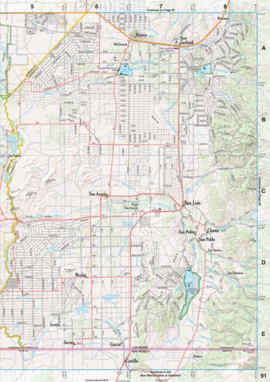 Colorado Atlas & Gazetteer Page 91 Preview 1