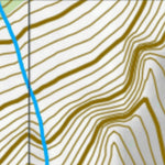 Blue Lakes Trail Hiking Map