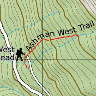 Ashman Ridge Hiking Trails Map