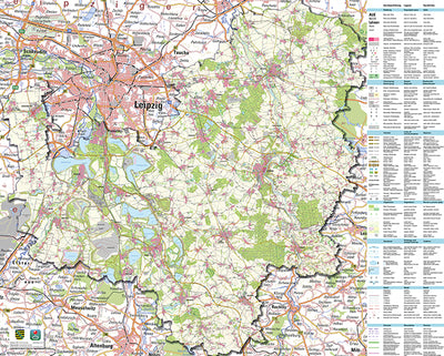 Rural District of Leipzig (1:50,000 scale)