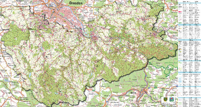 Rural District of Sächsische Schweiz-Osterzgebirge (1:50,000 scale)