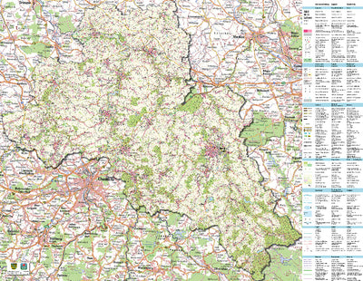 Rural District of Mittelsachsen (1:50,000 scale)