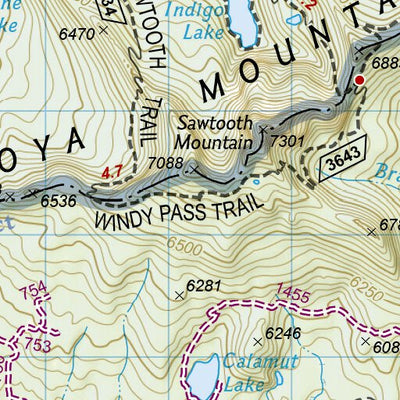 1005 PCT Oregon South (map 03)