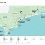 Cape Conran Coastal Park inset map Visitor Guide