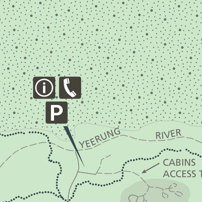 Cape Conran Coastal Park inset map Visitor Guide