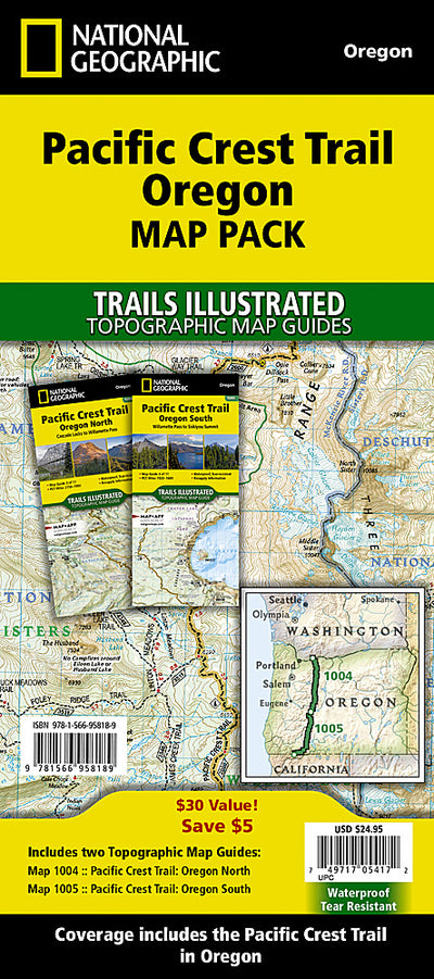 Pacific Crest Trail: Oregon [Map Pack Bundle]