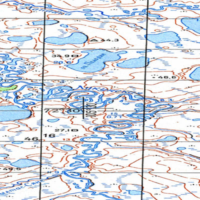 Soviet Genshtab map - s48-127/128--(1972) - Russia