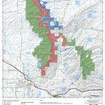 Bridger Range Snowmobile Map 2019