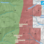 Bridger Range Snowmobile Map 2019