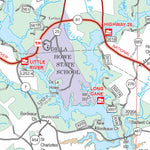 Enoree and Long Cane Ranger Districts, Sumter National Forest Visitor Map