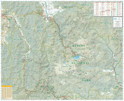 Bogong Alpine Area Outdoor Recreation Guide Ed4 (2018) (includes Falls Creek map)