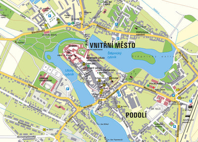 Telč city map – UNESCO site