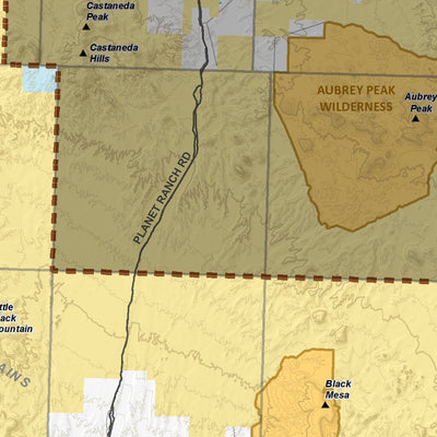 BLM Arizona Lake Havasu Field Office Visitor Map (REC3006-01-01)