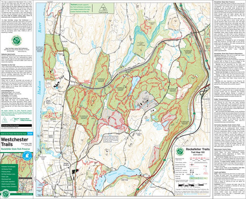 Westchester (Rockefeller State Park Preserve - Map 130) : 2020 : Trail Conference Preview 1