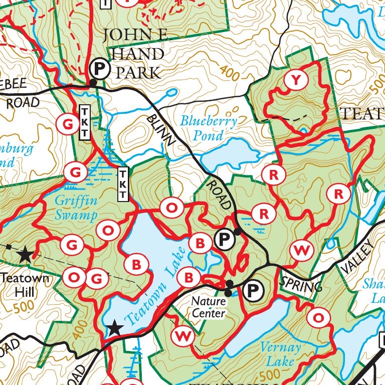 Westchester (Greater Teatown - Map 133) : 2020 : Trail Conference by New  York-New Jersey Trail Conference