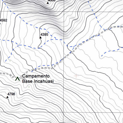 Nevado de Incahuasi y Cerro San Francisco 1/75.000