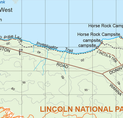 Eyre Peninsula and West Coast Map 134