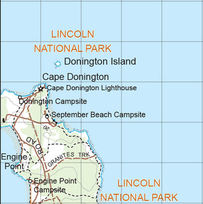 Eyre Peninsula and West Coast Map 164