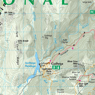 Kosciuszko Alpine Area Outdoor Recreation Guide Ed2 (2017) (includes Jangungal Wilderness map)