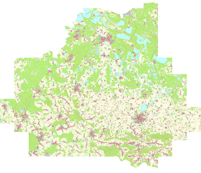 Rural District of Bautzen (1:10,000 scale)