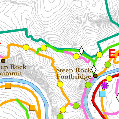 Steep Rock Preserve Emergency Access Topo Map