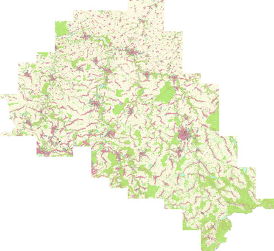 Rural District of Mittelsachsen (1:10,000 scale)