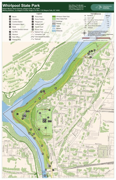 Whirlpool State Park Trail Map
